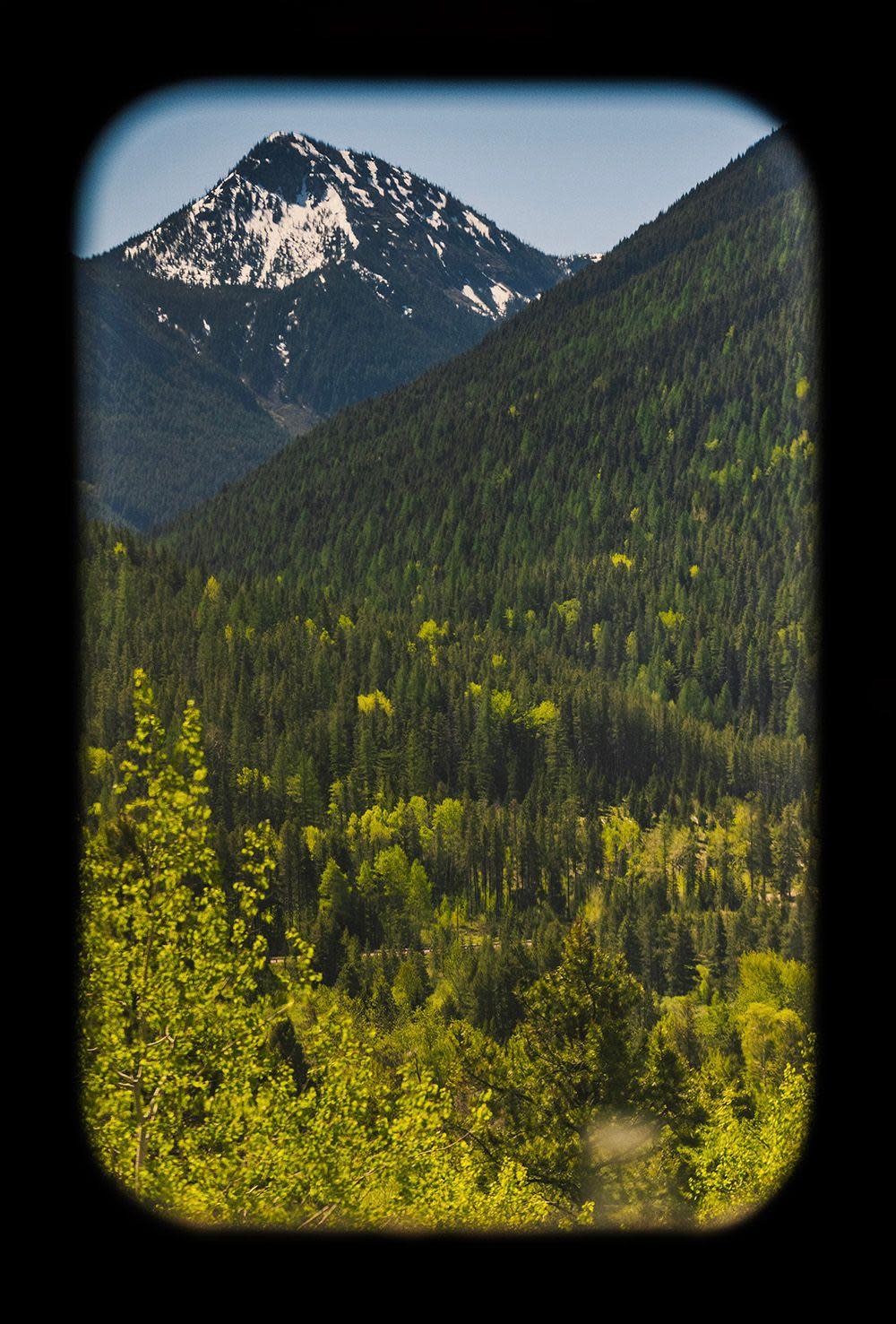 The mountains of Glacier National Park