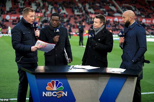 NBC pays $2billion (£1.5bn) to broadcast Premier League matches in the States and that kind of money talks