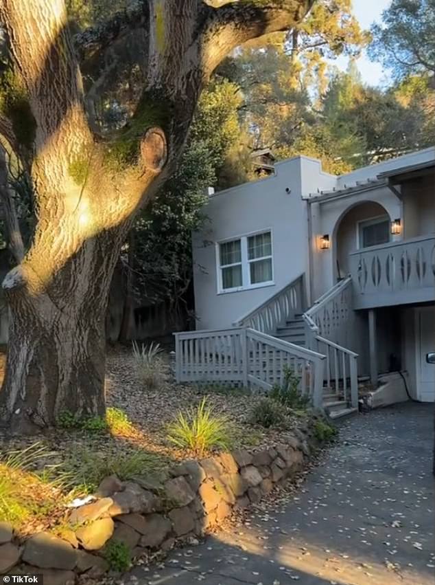 Despite being an old home, Livingston revealed that the problems have mostly stem from the rodents and insects that have moved in with them (pictured: The couple's home)