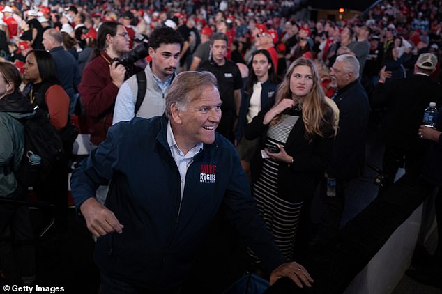 Former Rep. Mike Rogers, a Senate candidate, attended Trump's rally