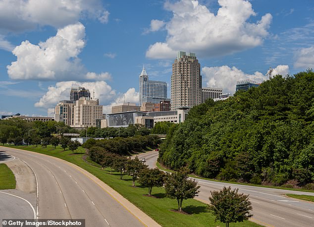 A cleared street in Raleigh. Car ownership and maintenance costs in the city are among the nation's lowest