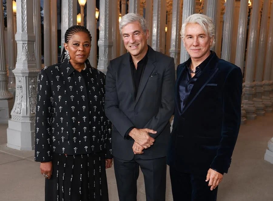 Simone Leigh, Michael Govan and Baz Luhrmann (Source: Getty)