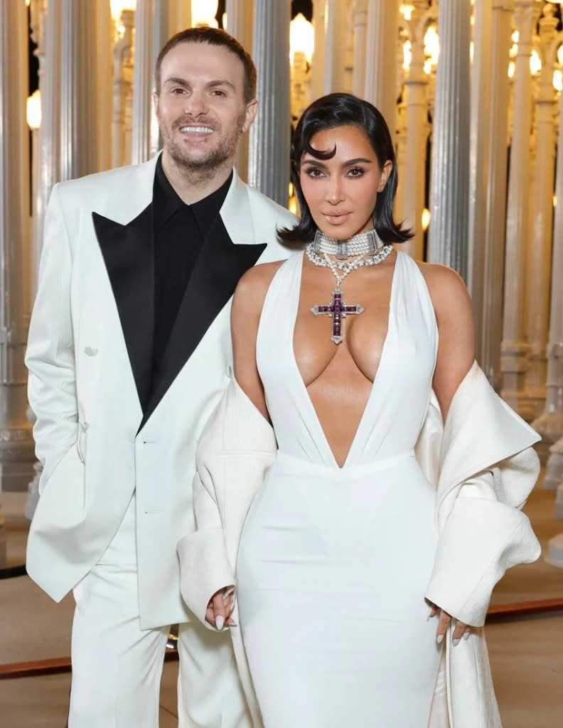 Sabato De Sarno and Kim Kardashian (Source: Getty)