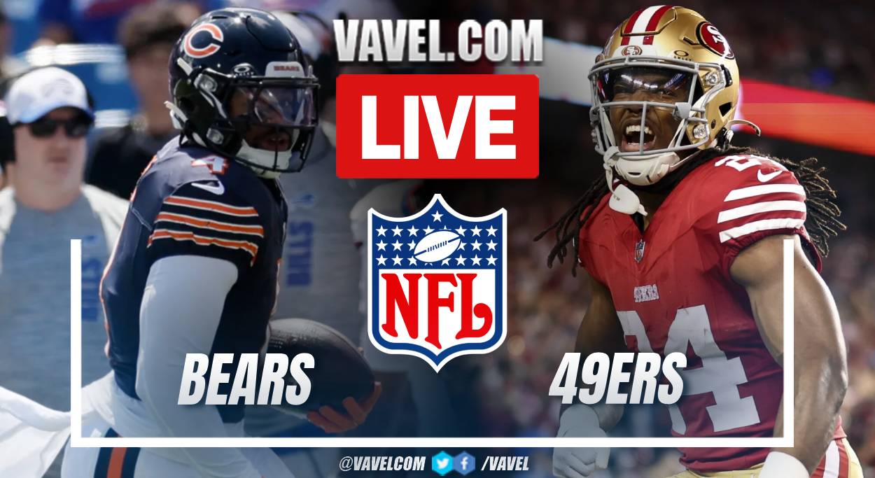 Chicago Bears vs San Francisco 49ers
LIVE Score Updates (13-38)