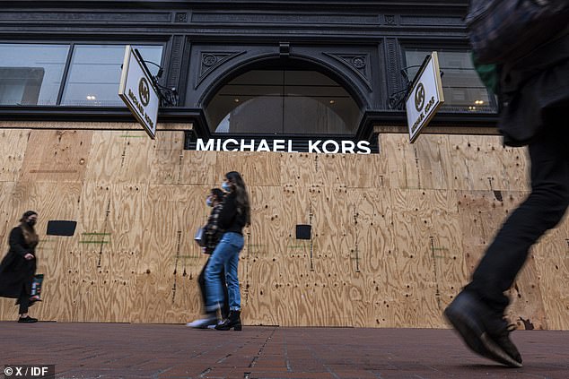 Michael Kors has closed its store in the struggling San Francisco Centre downtown mall