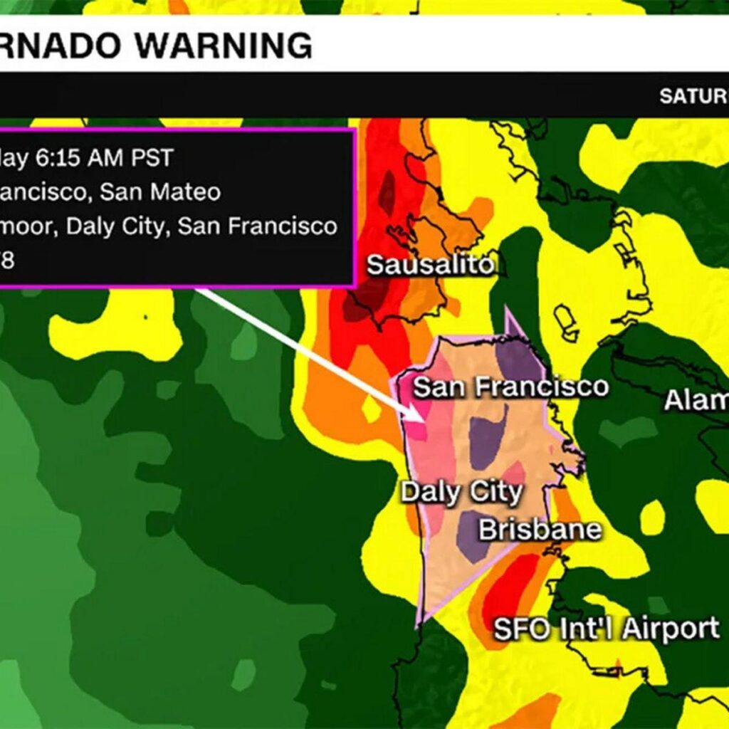 Downtown San Francisco Experiences Its First-Ever Tornado Warning in History Downtown San Francisco experiences first tornado warning in recorded history – CNN
