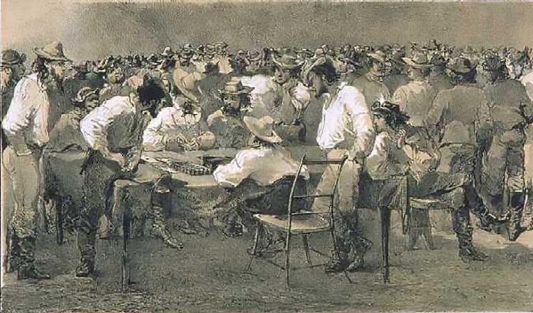 Gaming and Entertainment in Gold Rush Towns | American Experience – PBS