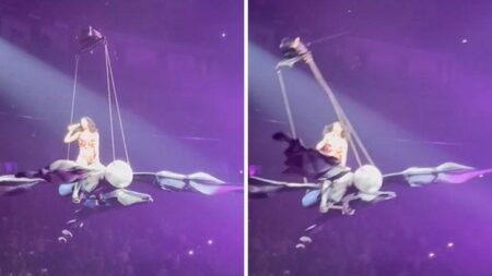 Videos show Katy Perry’s mid-air prop malfunction at concert – USA Today