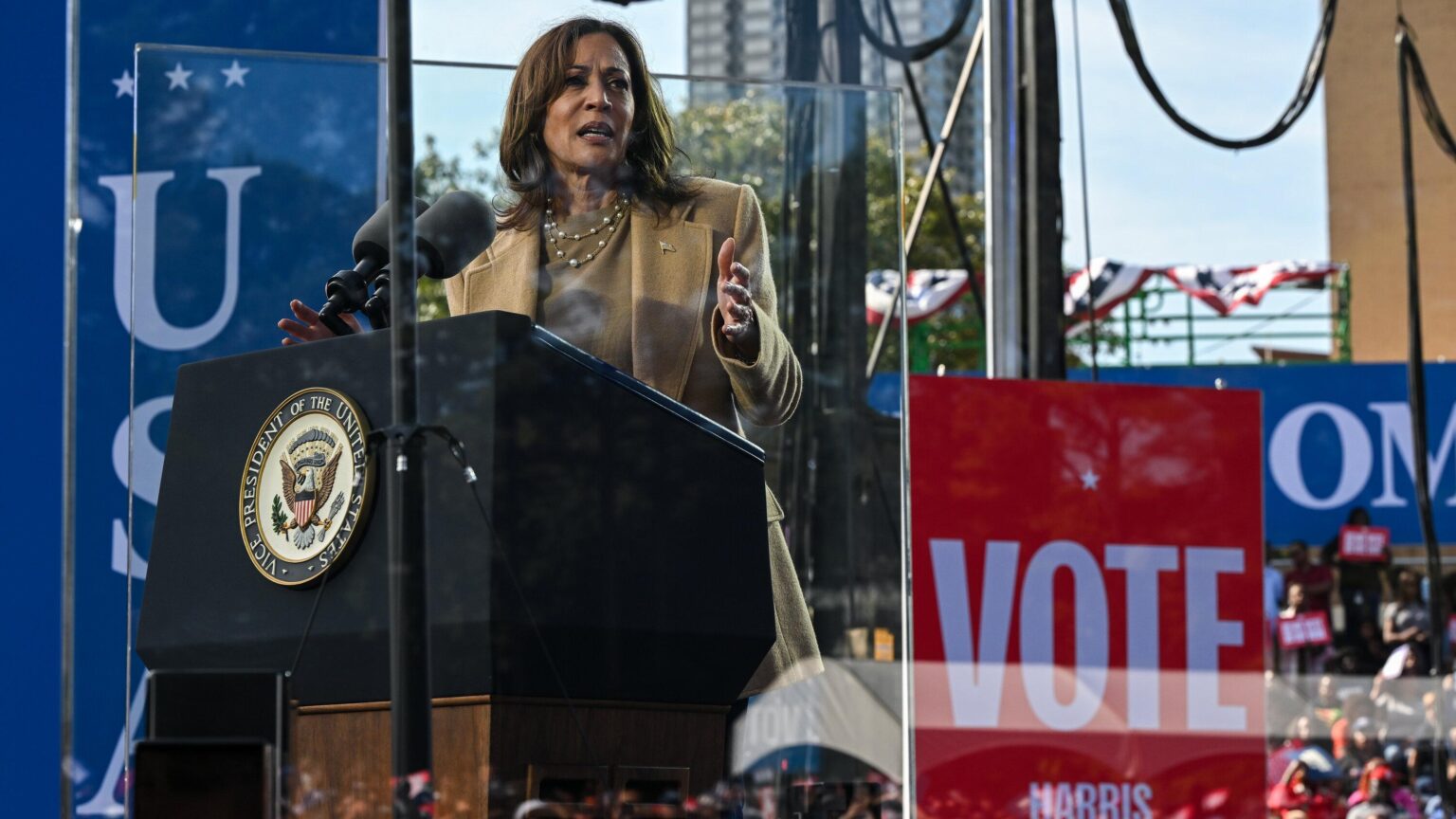 Unprecedented Surge of Anti-Harris Political Ads Floods Swing States Unseen in California, anti-Harris political ads blanket swing states – CBS News