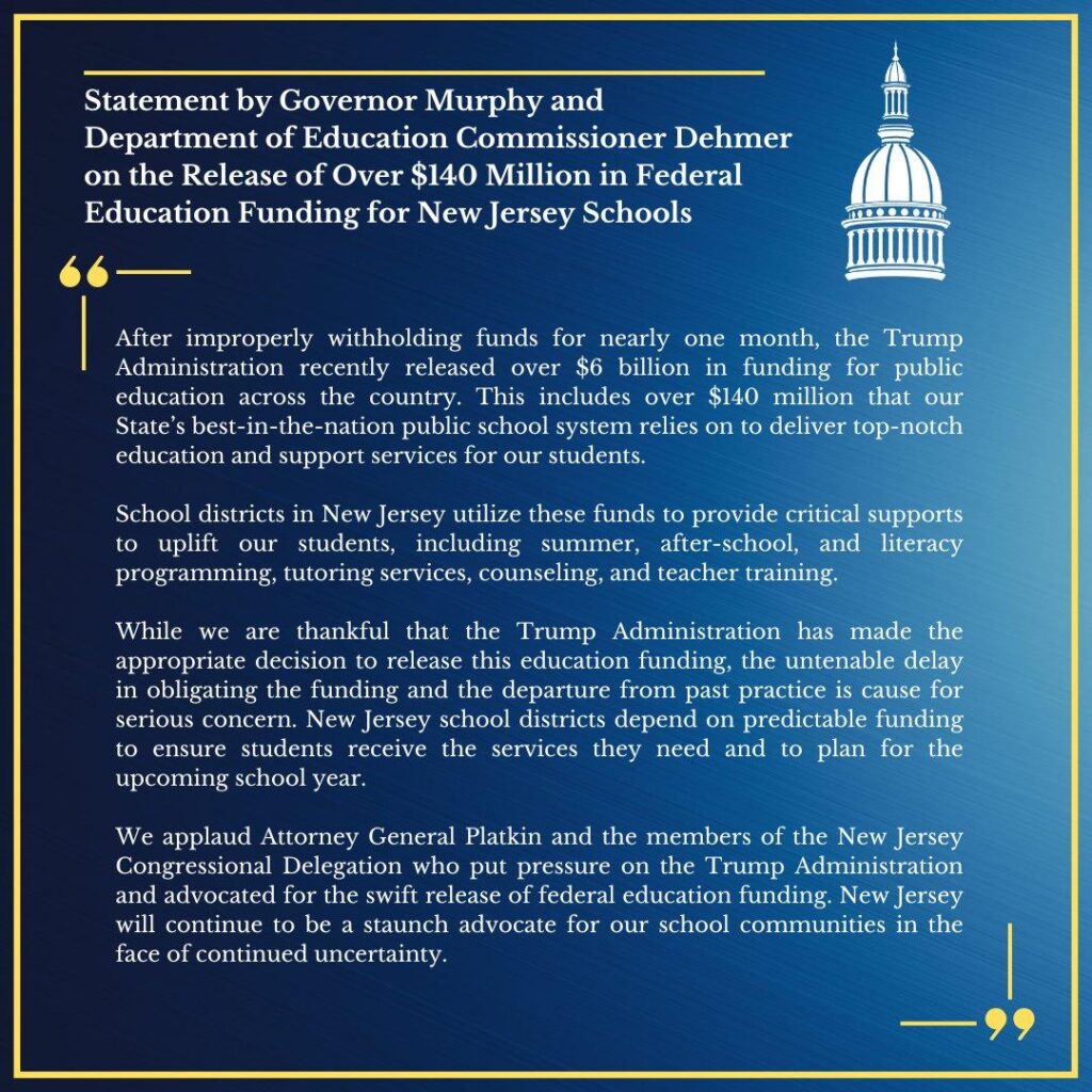 Trump administration threatens to hold back $811 million in federal education grants to California – ABC7 San Francisco