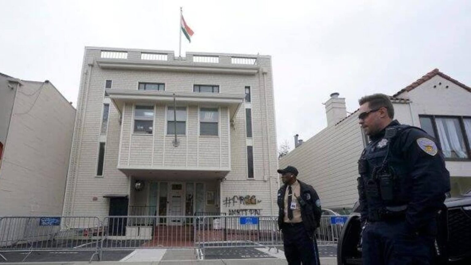 State Dept. condemns fire at San Francisco Indian consulate; 2nd attack since March – CBS News