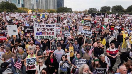 Photos: ‘No Kings’ protests against Trump administration return nationwide – NBC News