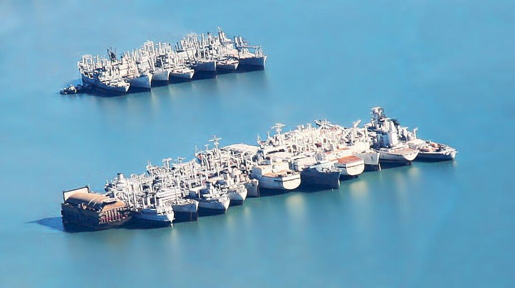 Haunting Armada: The Ghost Fleet of Decaying Ships Off San Francisco’s Coast ‘Mothball’ Fleet of Decaying Ships Off Coast of San Francisco – businessinsider.com