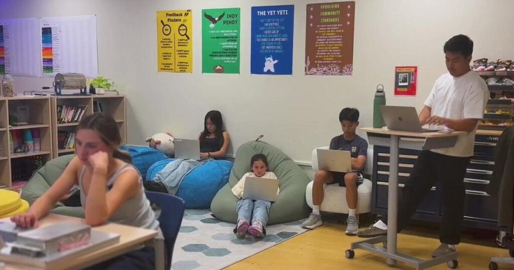 San Francisco private school using AI instead of teachers to teach students – CBS News